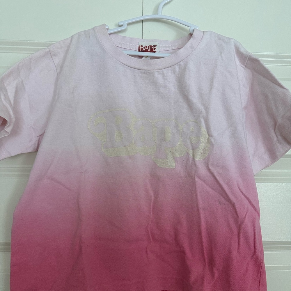 Bape Kids Gradient Pink T-Shirt
